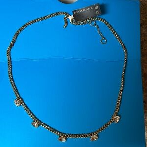 Gold chain jewelry necklace